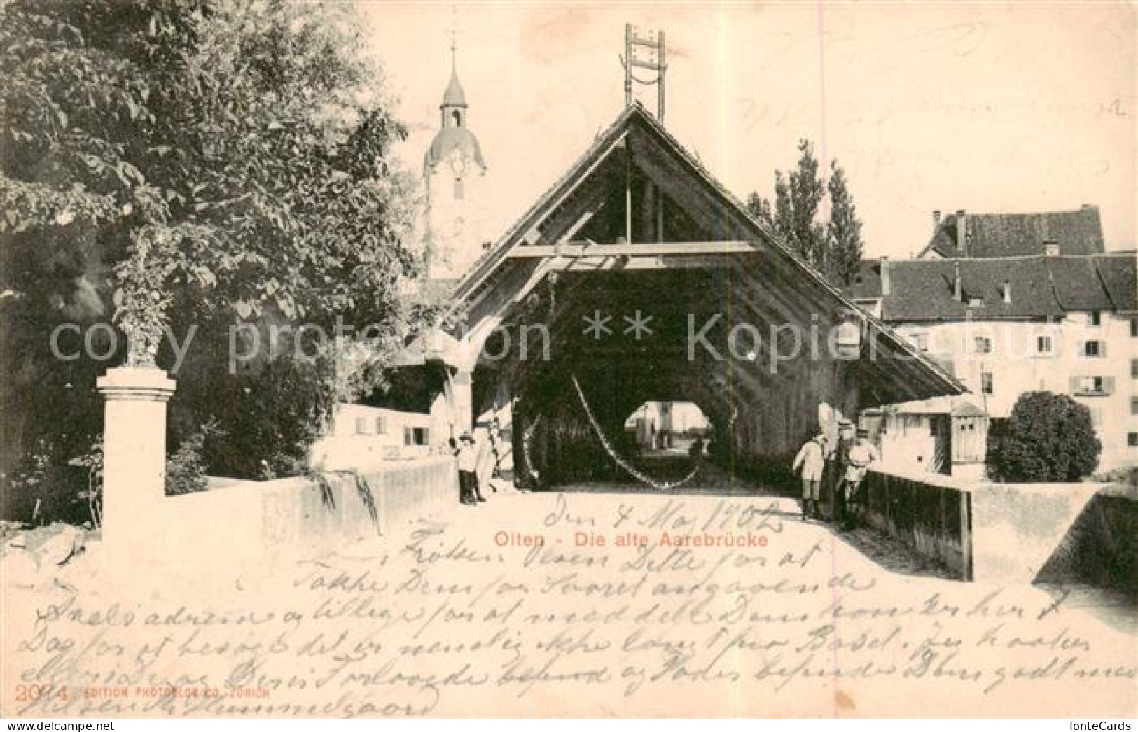 13798468 Olten SO Die Alte Aarebruecke  - Andere & Zonder Classificatie