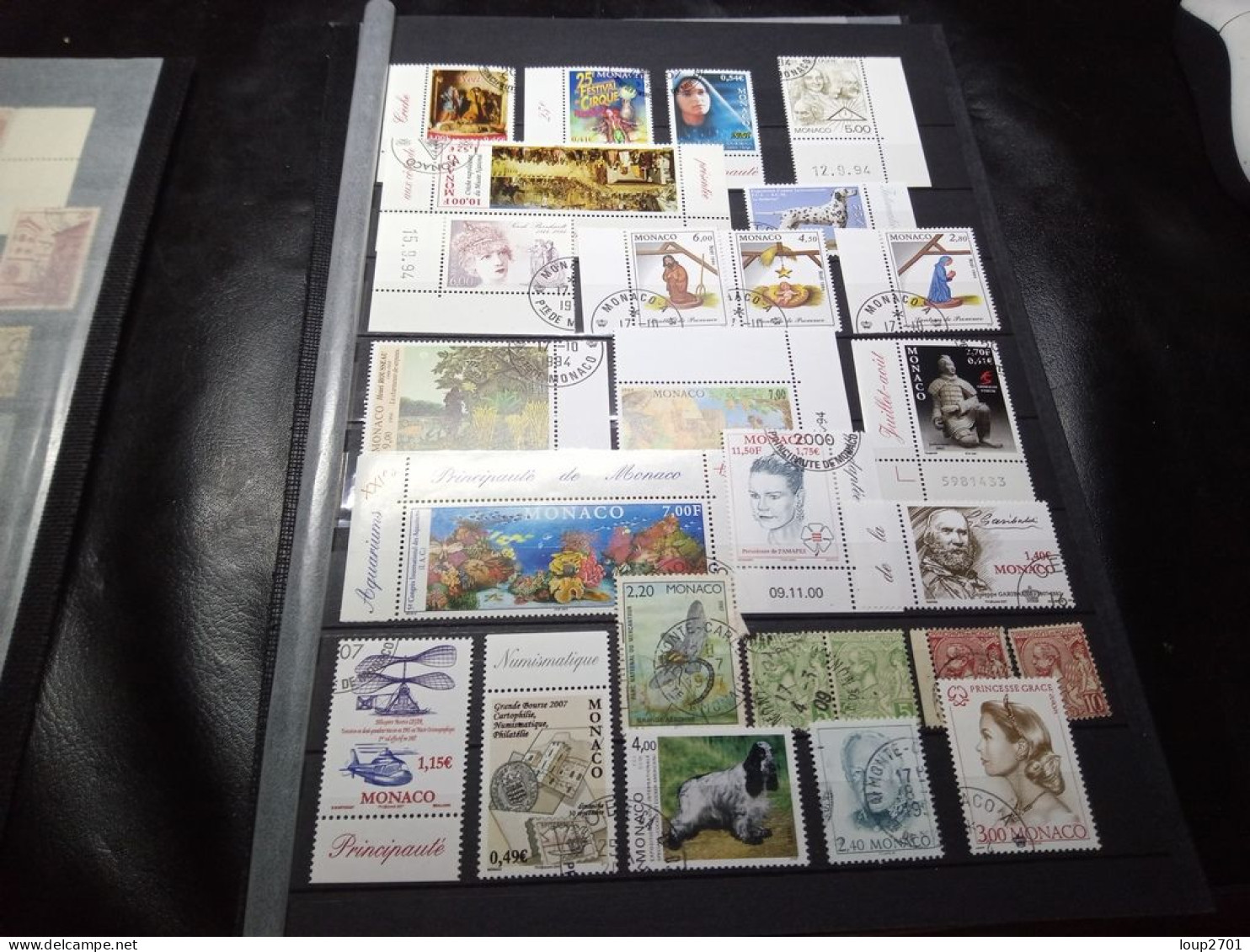 DM939 LOT FEUILLES MONACO N / O A TRIER COTE++ DEPART 10€ - Verzamelingen (in Albums)