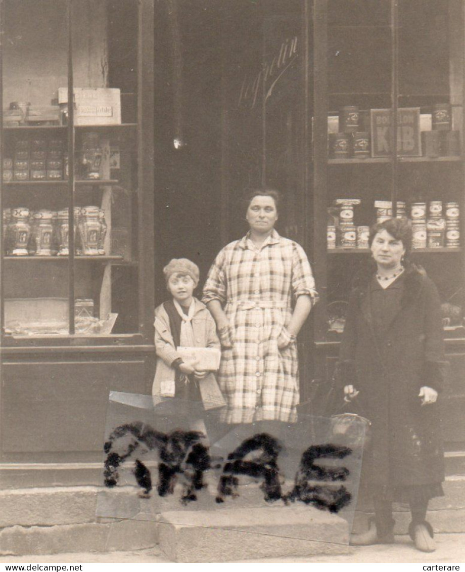 PHOTO ANCIENNE,85,VENDEE,LA ROCHE SUR YON,RUE PAUL BAUDRY,COMMERCE,RARE - Places