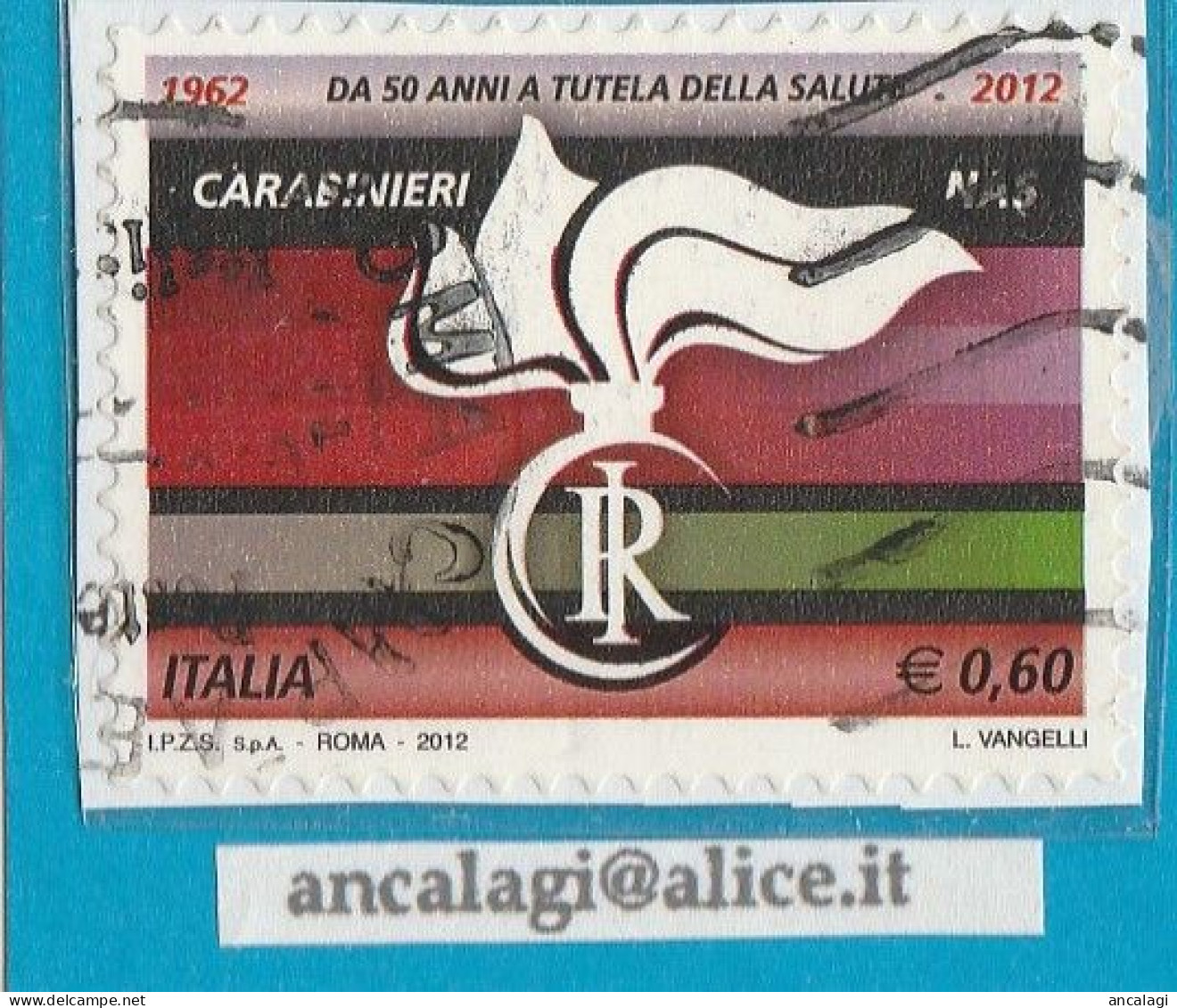 USATI ITALIA 2012 - Ref.1231A "CARABINIERI NAS" 1 Val. - - 2011-20: Usados