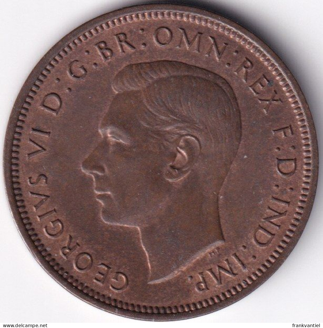 United Kingdom - Britain KM-844 1/2 Penny 1937 - Altri & Non Classificati