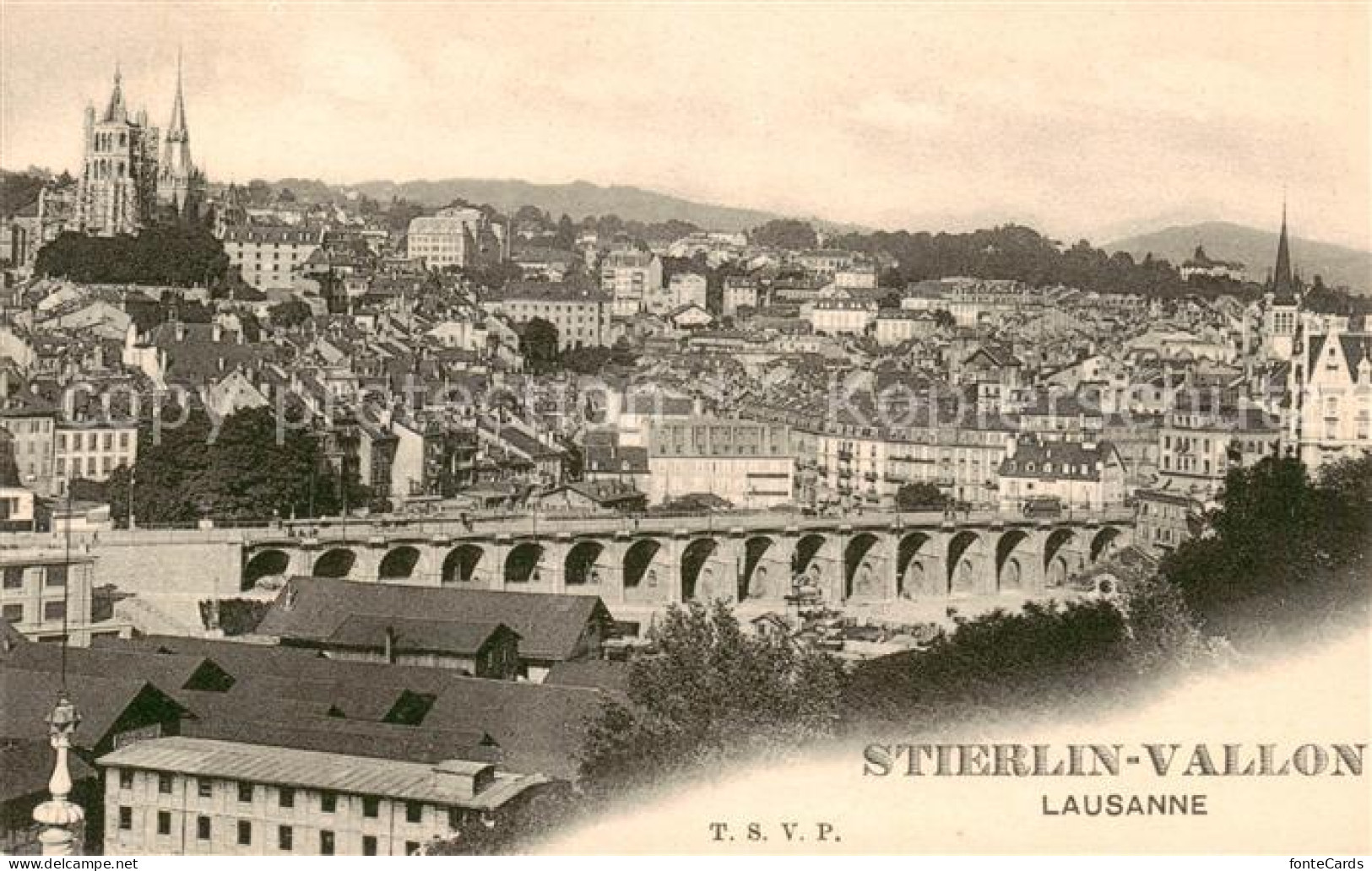 13798290 Lausanne VD Stierlin Vallon Maison D Importation Panorama Lausanne VD - Sonstige & Ohne Zuordnung