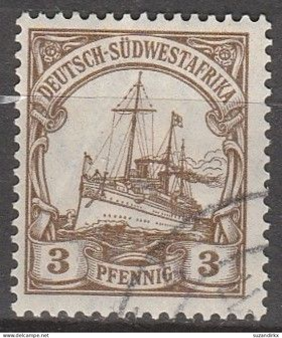 Deutsch SüdWest-Afrika   .    Michel   .   24  .    6 Marken  (6 Scans)     .     O     .      Gestempelt - Sud-Ouest Africain Allemand