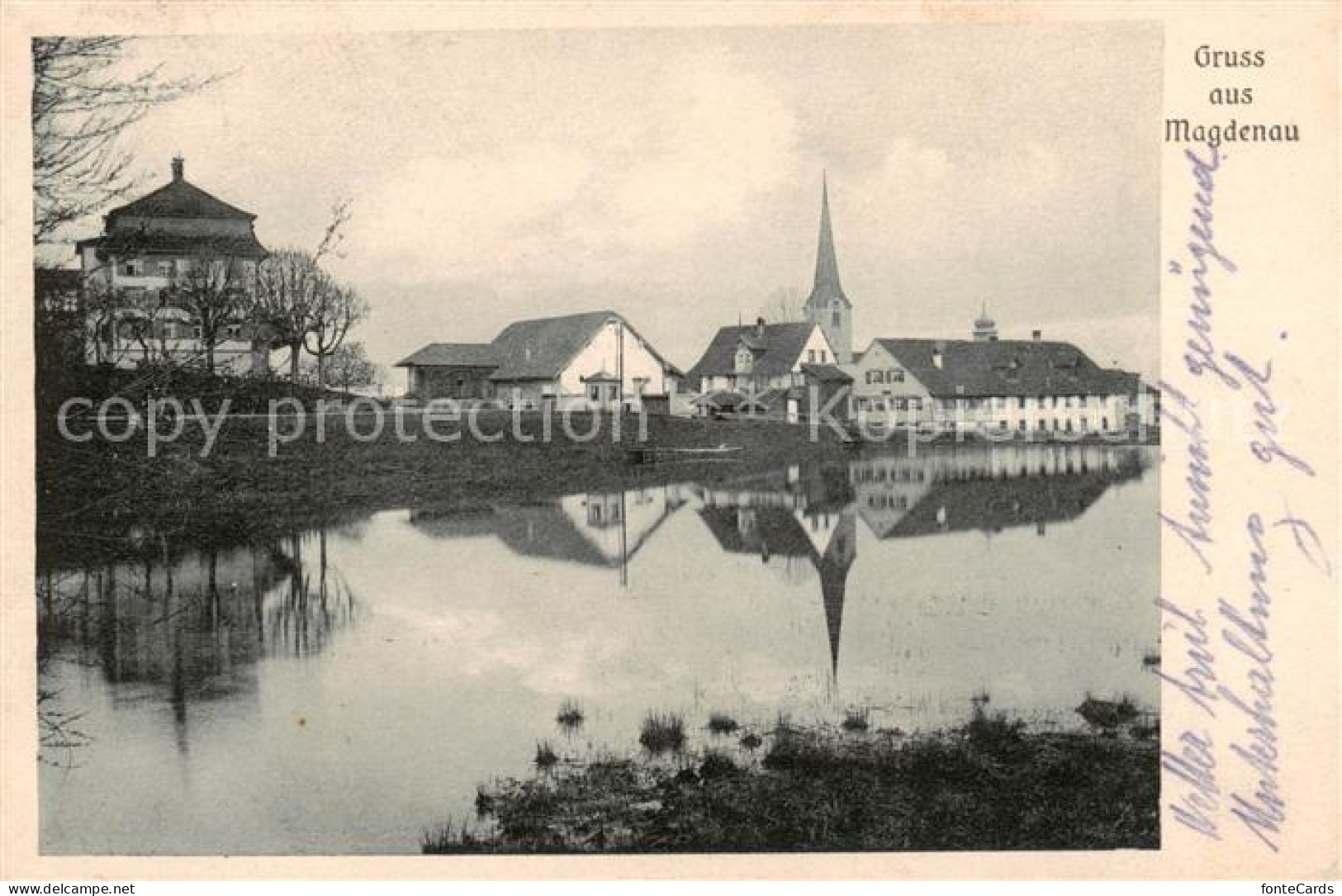 13797944 Magdenau Botsberg Flawil SG Kloster Kirche Teich  - Sonstige & Ohne Zuordnung