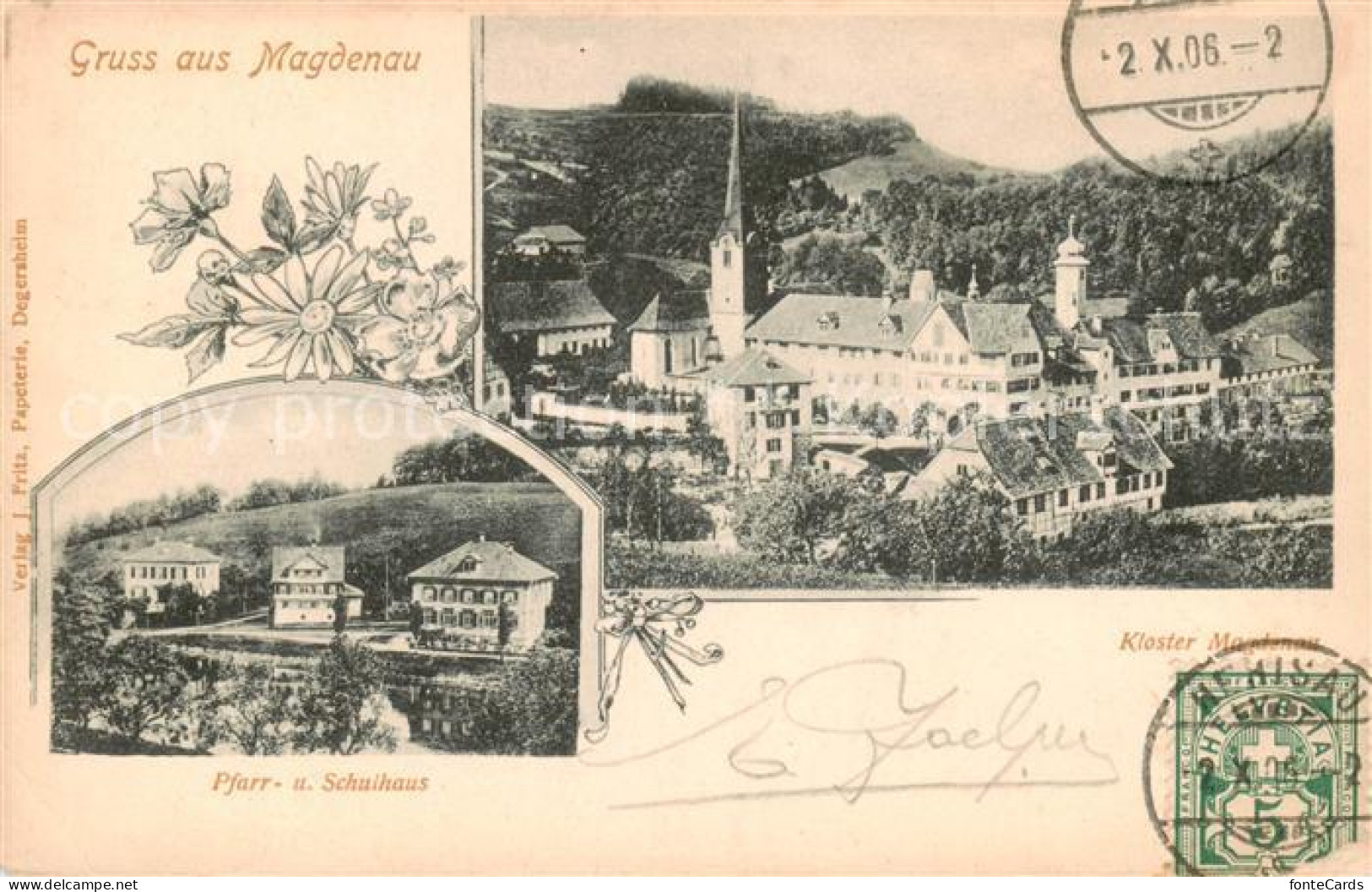 13797943 Magdenau Botsberg Flawil SG Kloster Pfarrhaus Schulhaus  - Sonstige & Ohne Zuordnung