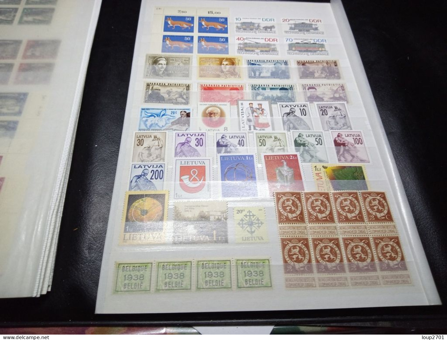 DM942 LOT FEUILLES MONDE TOUS NEUFS MNH A TRIER COTE++ DEPART 10€