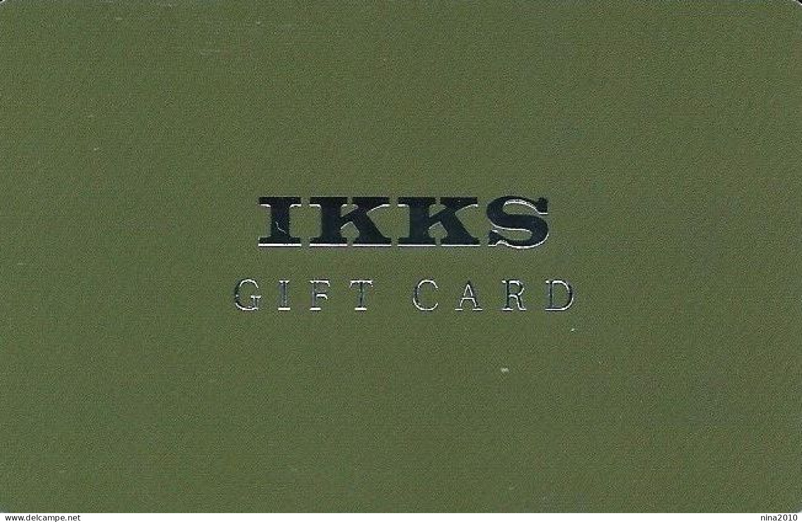 Carte Cadeau - IKKS - Voir Description -  GIFT CARD /GESCHENKKARTE - Cartes Cadeaux