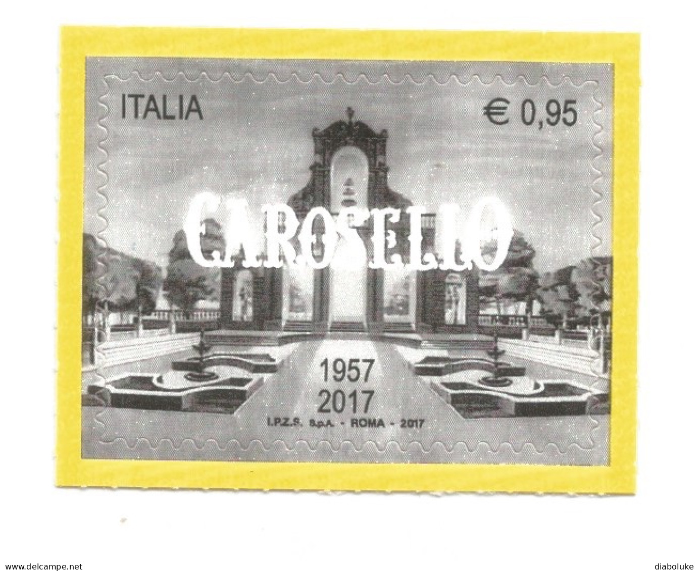 (REPUBBLICA ITALIANA) 2017, CAROSELLO - Francobollo Nuovo MNH** - 2011-20:  Nuevos