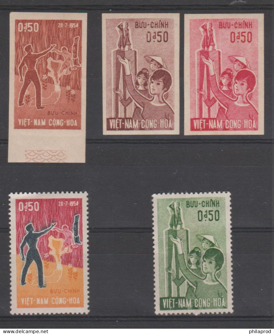 S.VIETNAM   LOT 3 ESSAY  IMPERF  **MNH - Vietnam