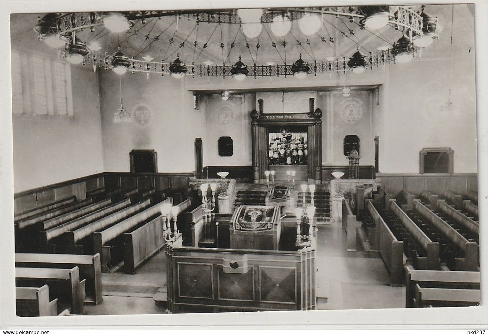 Enschede Synagoge Der Ned. Isr. Gemeente Interieur Met Geopende Arke Opened H. Arc Prinsestraat Judaica      3185 - Enschede