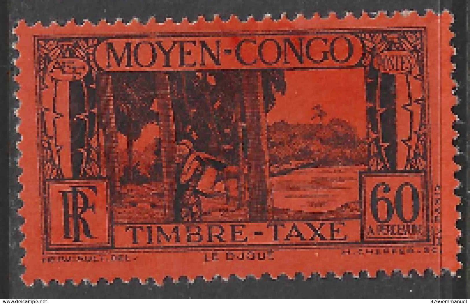 CONGO TAXE N°30 N* - Unused Stamps