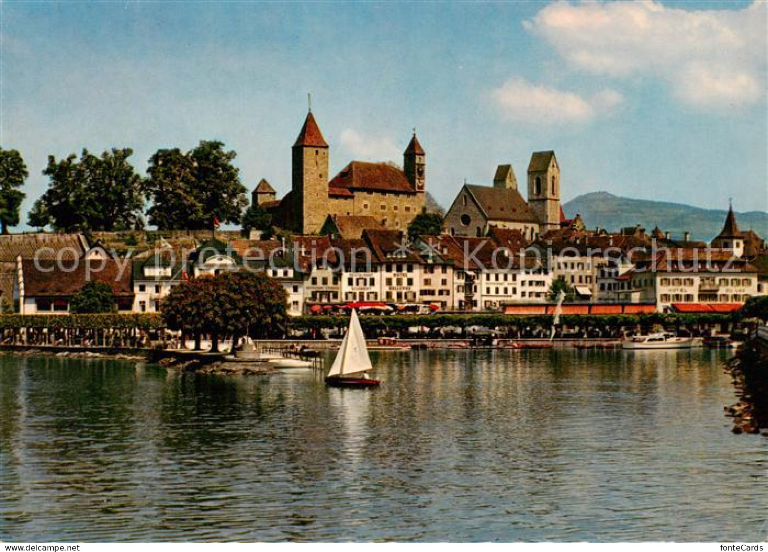 13797568 Rapperswil -Jona Rapperswyl Zuerichsee SG Schloss Kirche Ansicht Vom Ha - Sonstige & Ohne Zuordnung