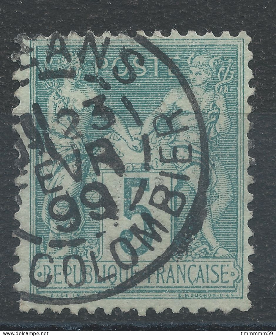 Lot N°82767   N°75, Oblitéré Cachet à Date De ORLEANS "R. DU COLOMBIER" (LOIRET) - 1876-1898 Sage (Type II)