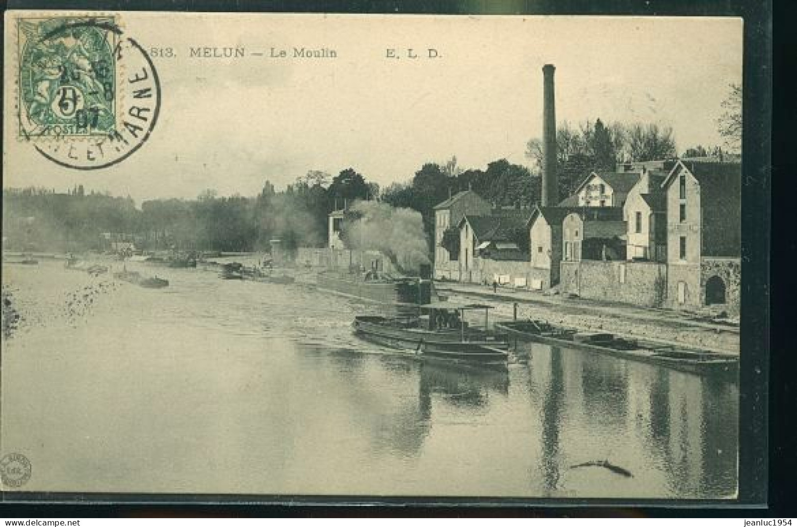 MELUN LE MOULIN     (    Mes Cartes Ne Sont Pas Jaunies ) - Melun