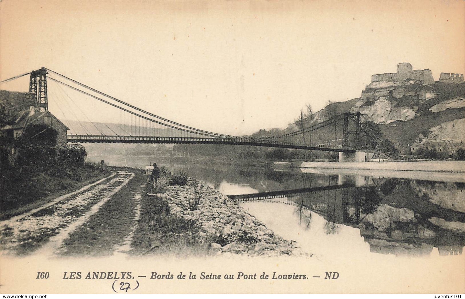 CPA Les Andelys-Bords De La Seine Au Pont De Louviers-160-RARE Visuel       L2868 - Les Andelys