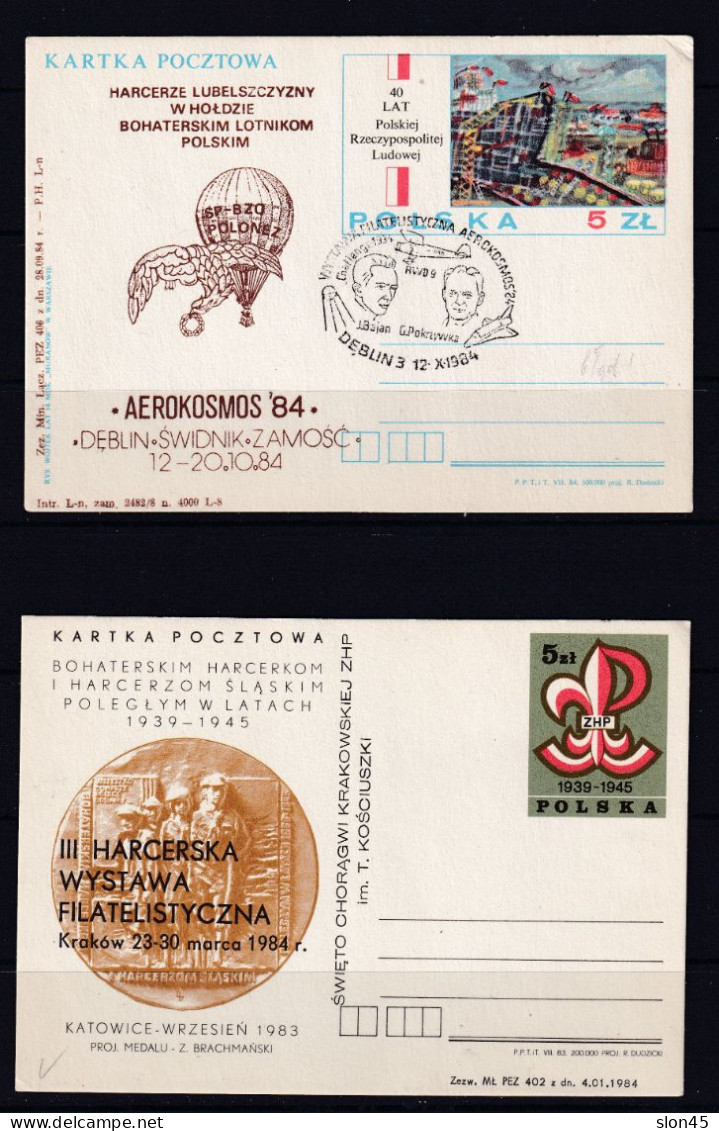 Poland 10 Postal Stationary Cards Special Cancel 16116 - Poland