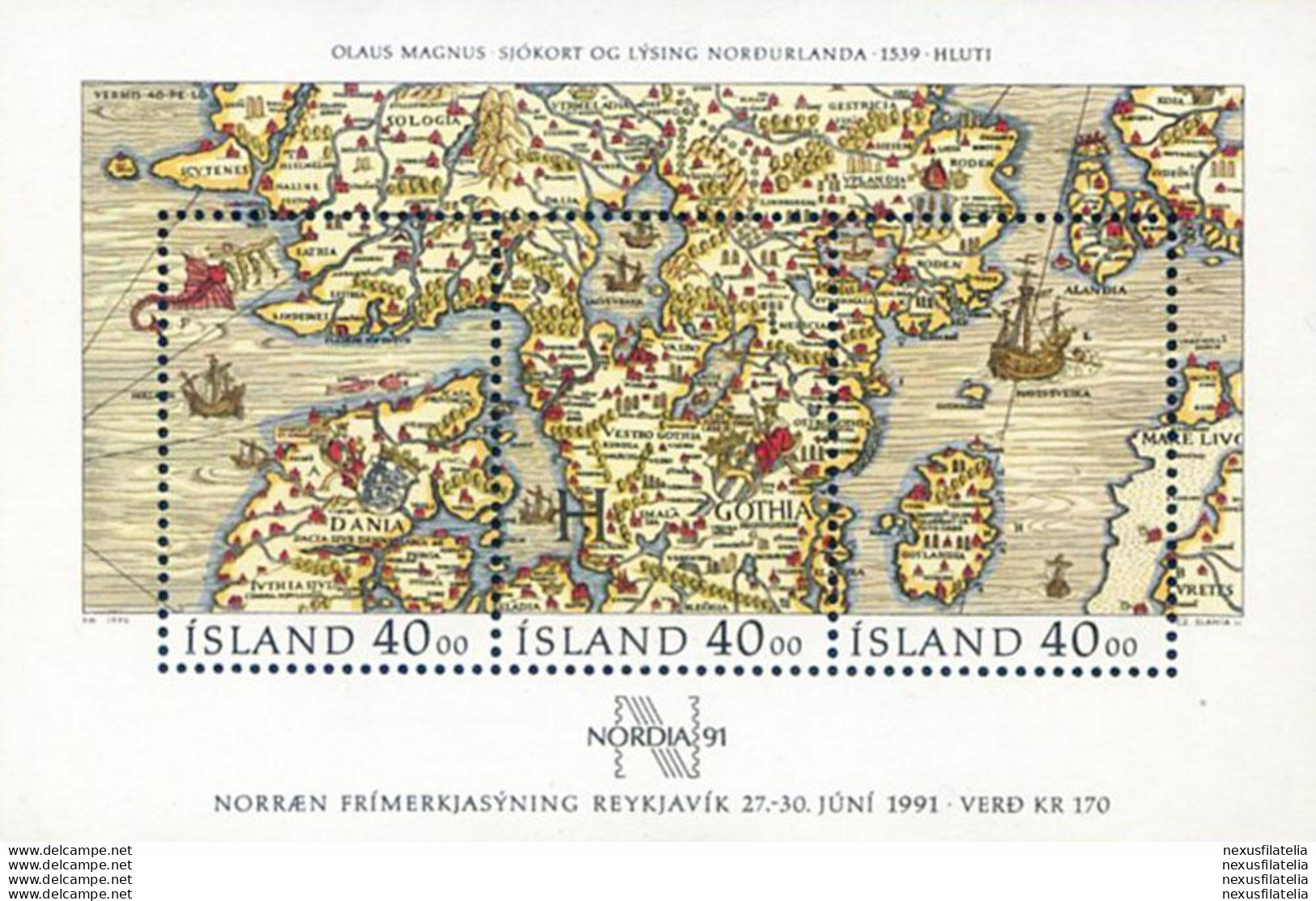 Carta Geografica 1990. - Otros & Sin Clasificación