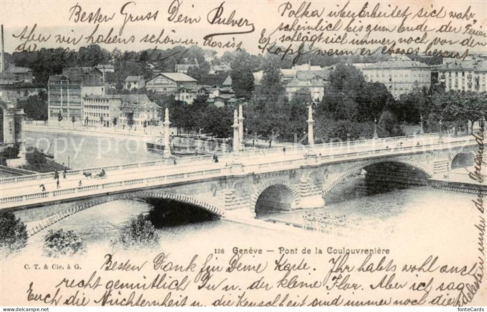 13797254 Geneve GE Pont De La Coulouvreniere Geneve GE - Autres & Non Classés