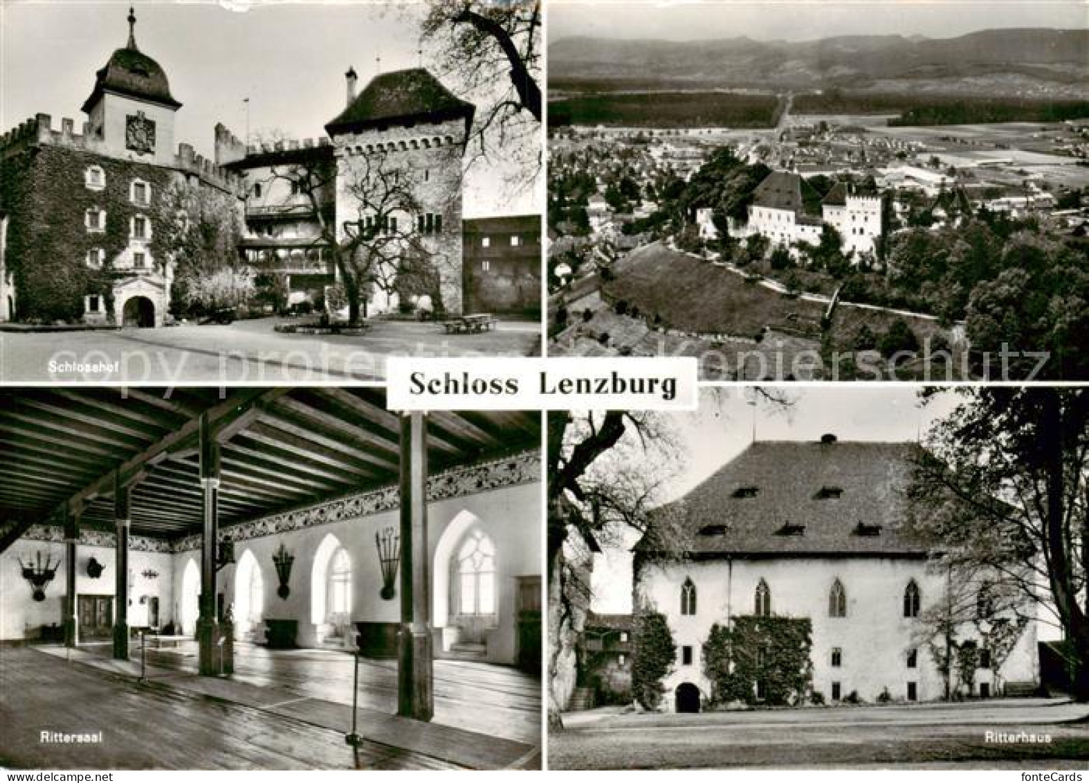 13797180 Lenzburg AG Schloss Schlosshof Rittersaal Ritterhaus Luftbild Lenzburg  - Andere & Zonder Classificatie