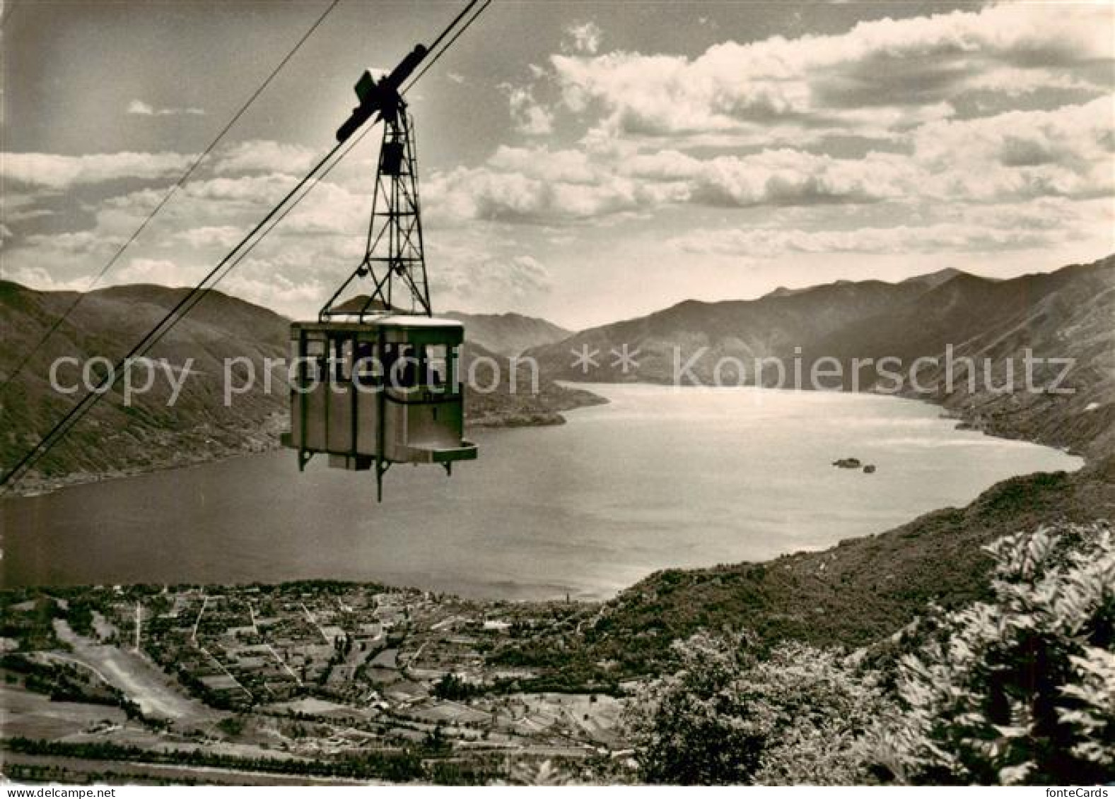 13797172 Cardada Locarno TI Funivia Locarno Orselina Cardada Bergbahn Lago Maggi - Autres & Non Classés