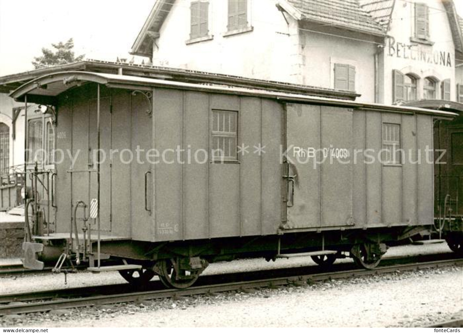 13797163 Bellinzona D2 4009 Ex RhB Grand Réseau Eisenbahnwaggon Bellinzona - Autres & Non Classés