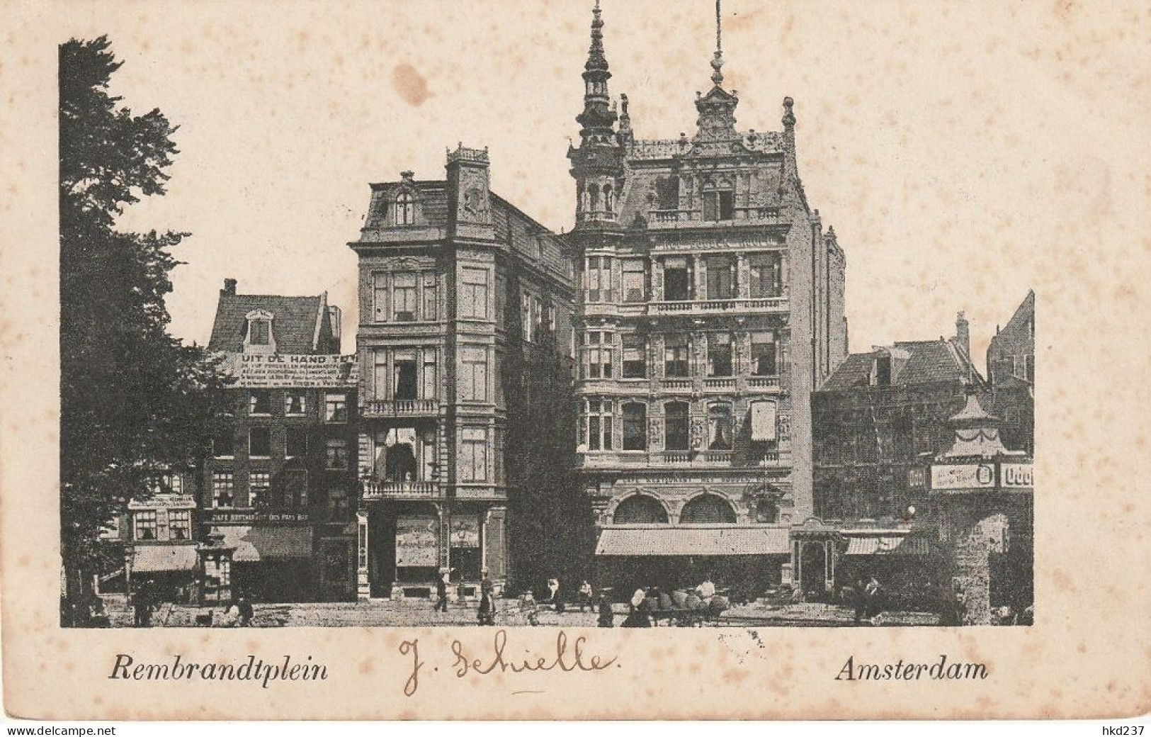 Amsterdam Rembrandtplein Levendig # 1902    3746 - Amsterdam