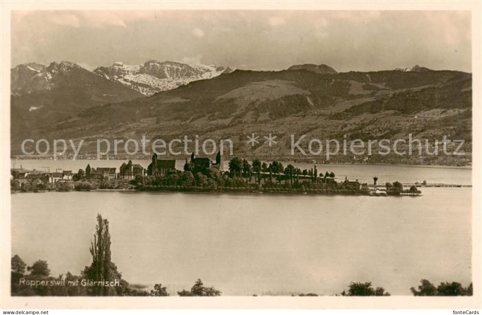 13796878 Rapperswil -Jona Rapperswyl Zuerichsee SG Panorama Blick Gegen Glaernis - Sonstige & Ohne Zuordnung