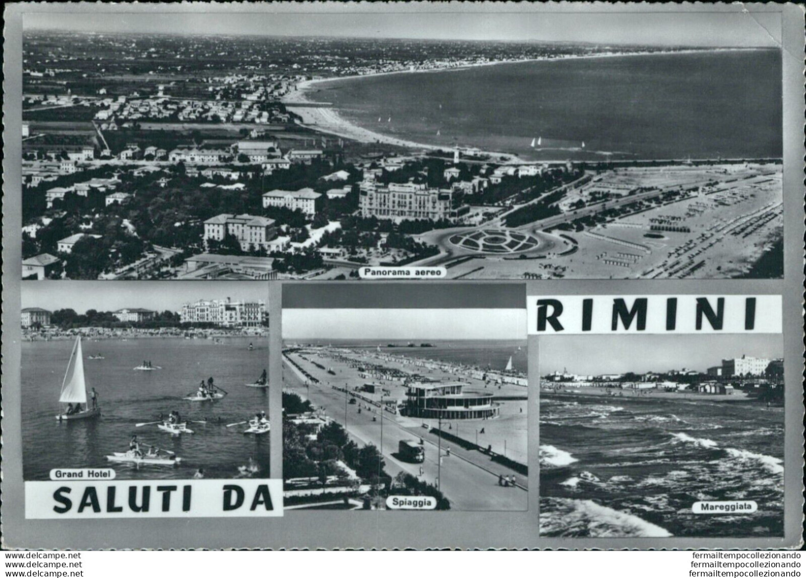 Bb417 Cartolina Saluti Da Rimini Citta' Emilia Romagna - Rimini
