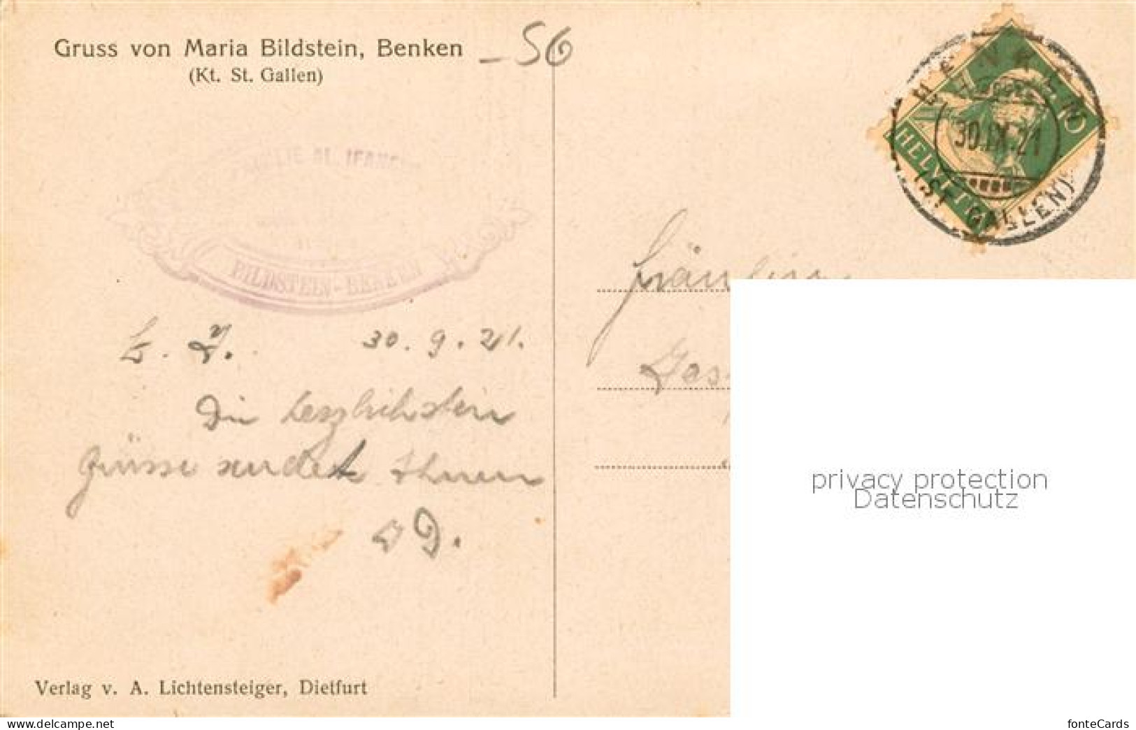 13796872 Benken SG Wallfahrtsort Maria Bildstein Gnadenkapelle Grotte St. Meinra - Sonstige & Ohne Zuordnung