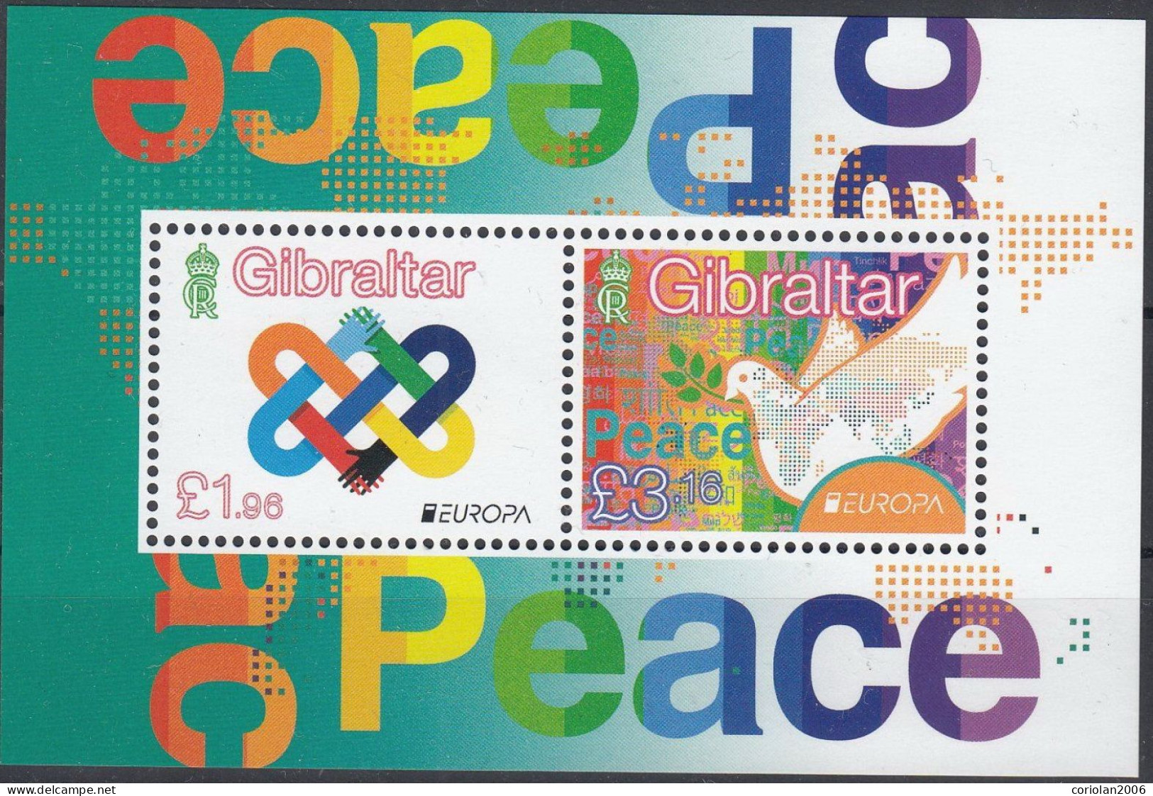 Gibraltar 2023. / Europa / Peace / S/S - 2023