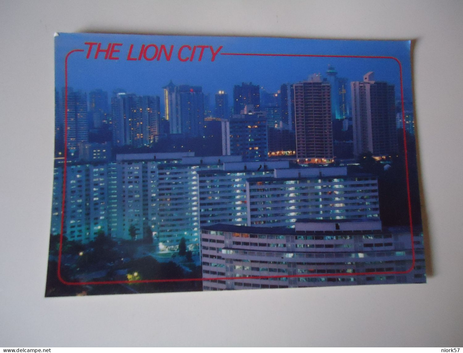 SINGAPORE POSTCARDS  LION CITY  FOR MORE PURCHASES 10% DISCOUNT - Singapur