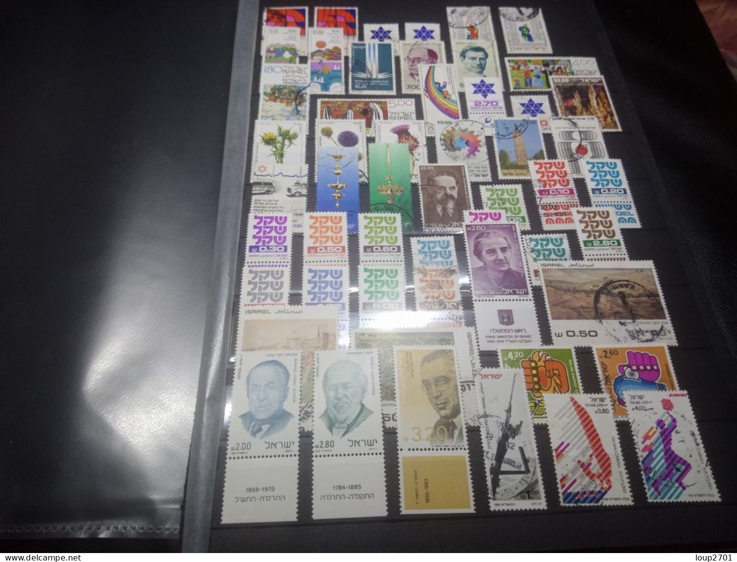 DM949 LOT FEUILLES ISRAEL N / O A TRIER COTE++ DEPART 10€ - Collections (with Albums)
