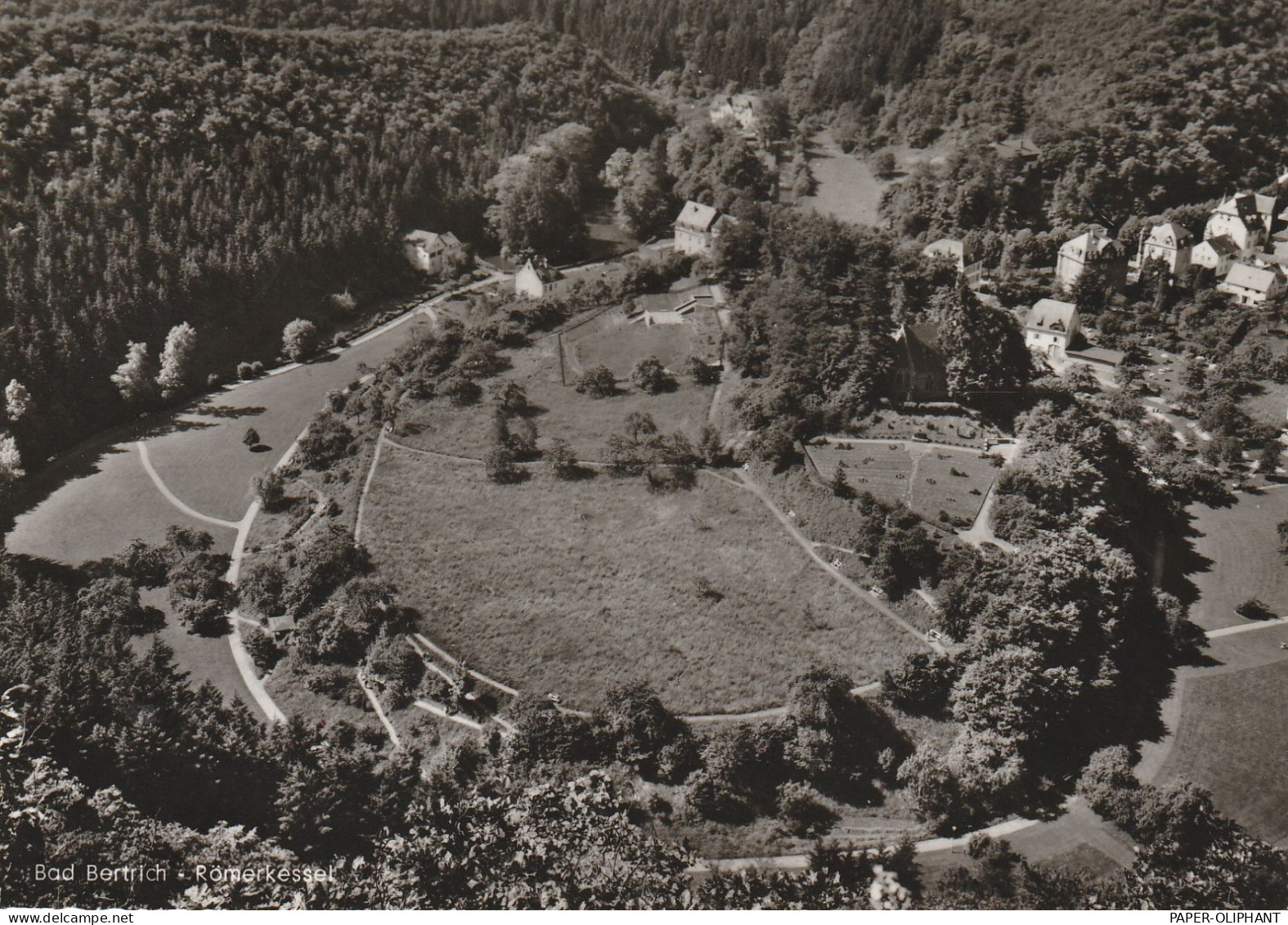 5582 BAD BERTRICH, Römerkessel, Luftaufnahme 1966 - Bad Bertrich