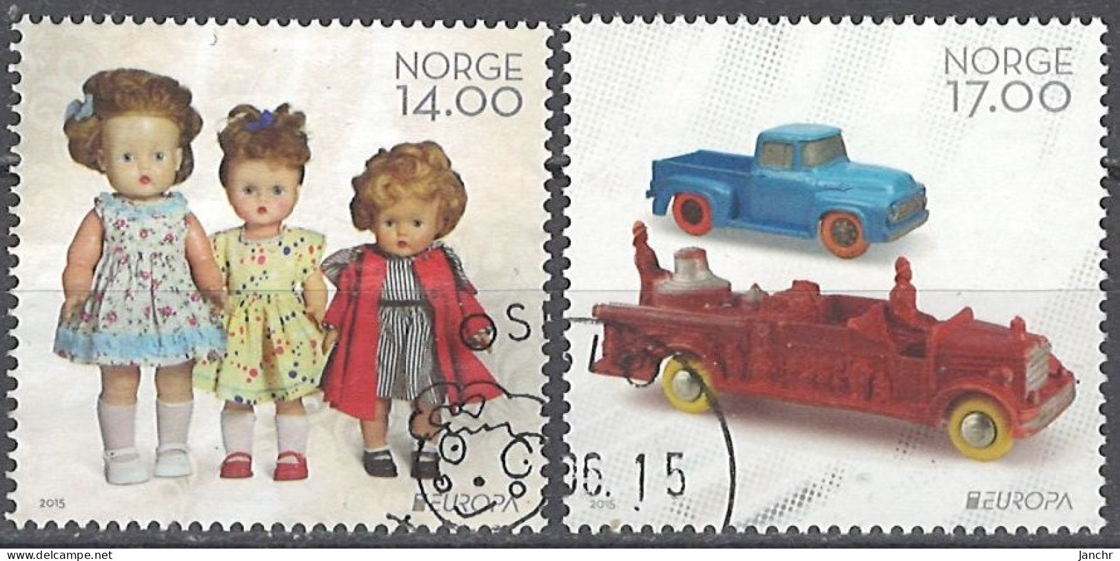 Norwegen Norway 2015. Mi.Nr. 1884-1885, Used O - Usati