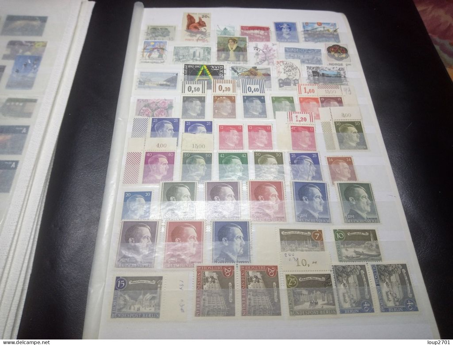 DM950 LOT FEUILLES NORVEGE ET DIVERS N / O A TRIER COTE++ DEPART 10€