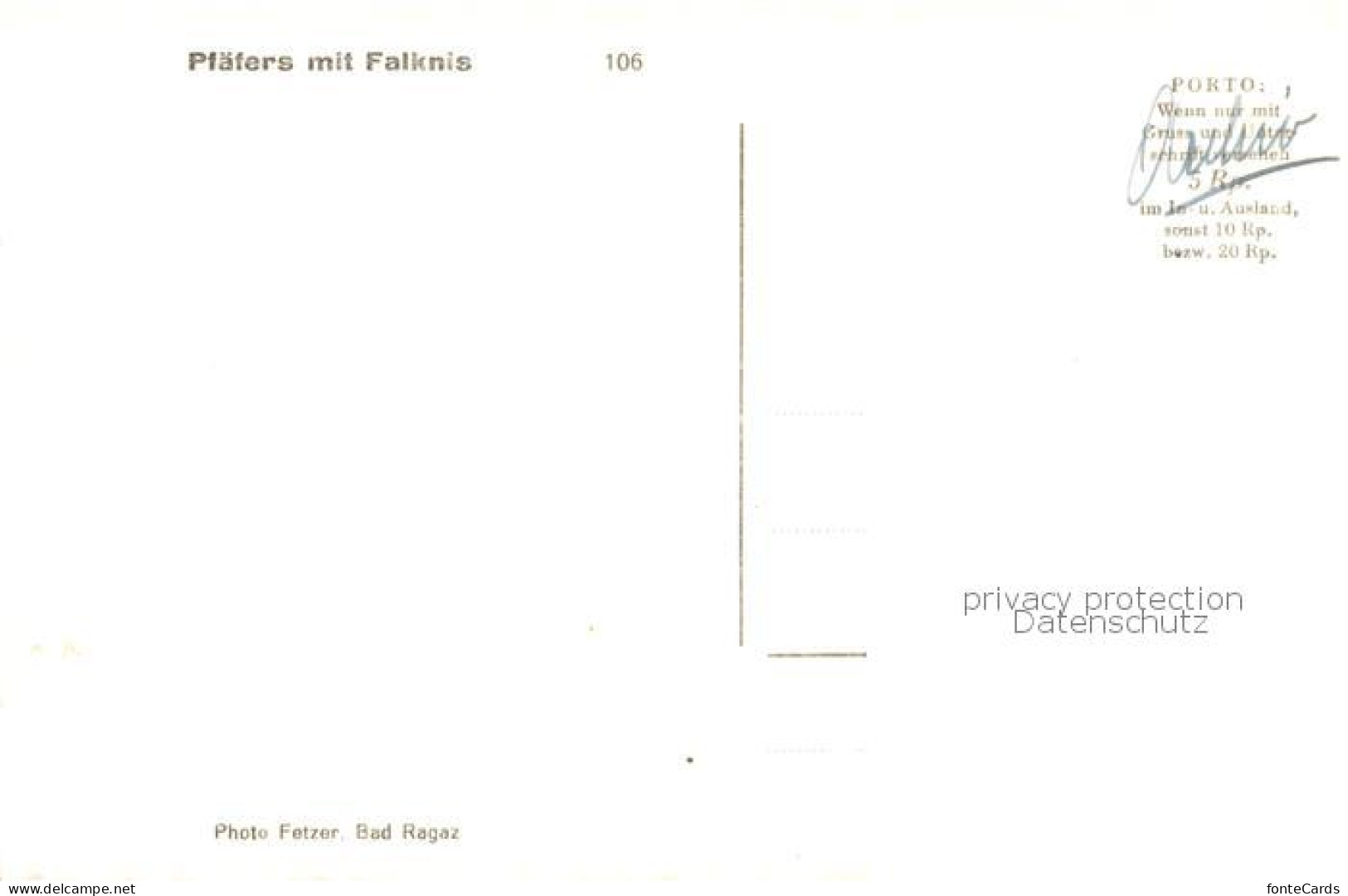 13795954 Bad Pfaefers SG Mit Falknis  - Otros & Sin Clasificación