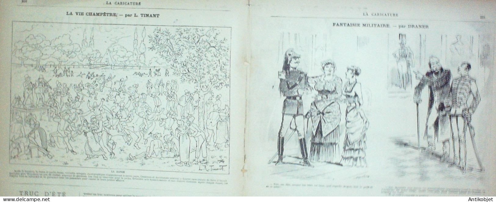 La Caricature 1882 N°136 L'Egypte Robida Draner Tinant Loys - Revistas - Antes 1900