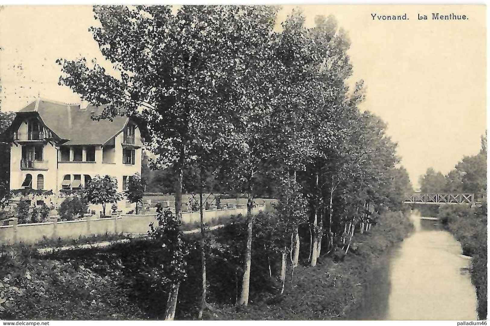 VD YVONAND LA MENTHUE - H. BATARD Yverdon No 4026 - Voyagé Le 22.05.1920 - Yverdon-les-Bains 