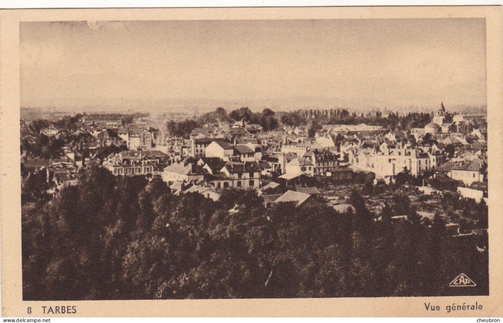 65. TARBES. CPA. VUE GENERALE - Tarbes