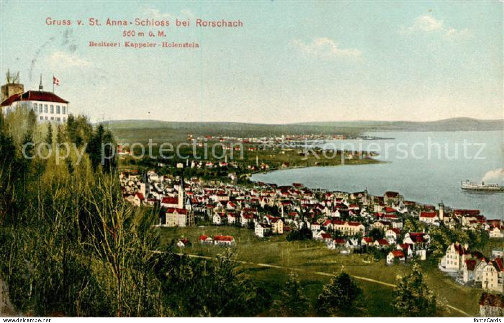 13795718 Rorschach Bodensee SG St Anna Schloss Panorama  - Sonstige & Ohne Zuordnung