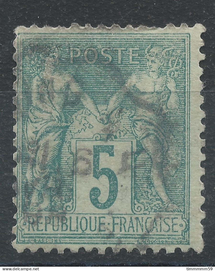 Lot N°82771   N°75, Oblitéré Cachet à Date Des Ambulants - 1876-1898 Sage (Type II)