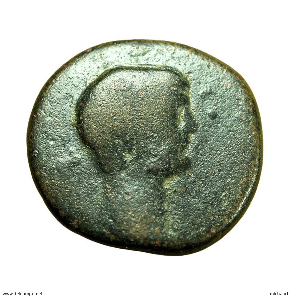 Roman Provincial Coin Uncertain Cilicia AE19mm Bust Emperor / Athena 04060 - Provincia