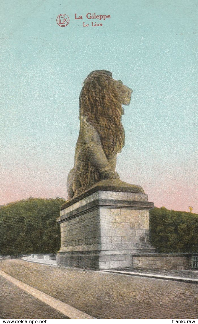 Postcard - La Gileppe - Le Lion - Card No.361  - VERY GOOD - Unclassified
