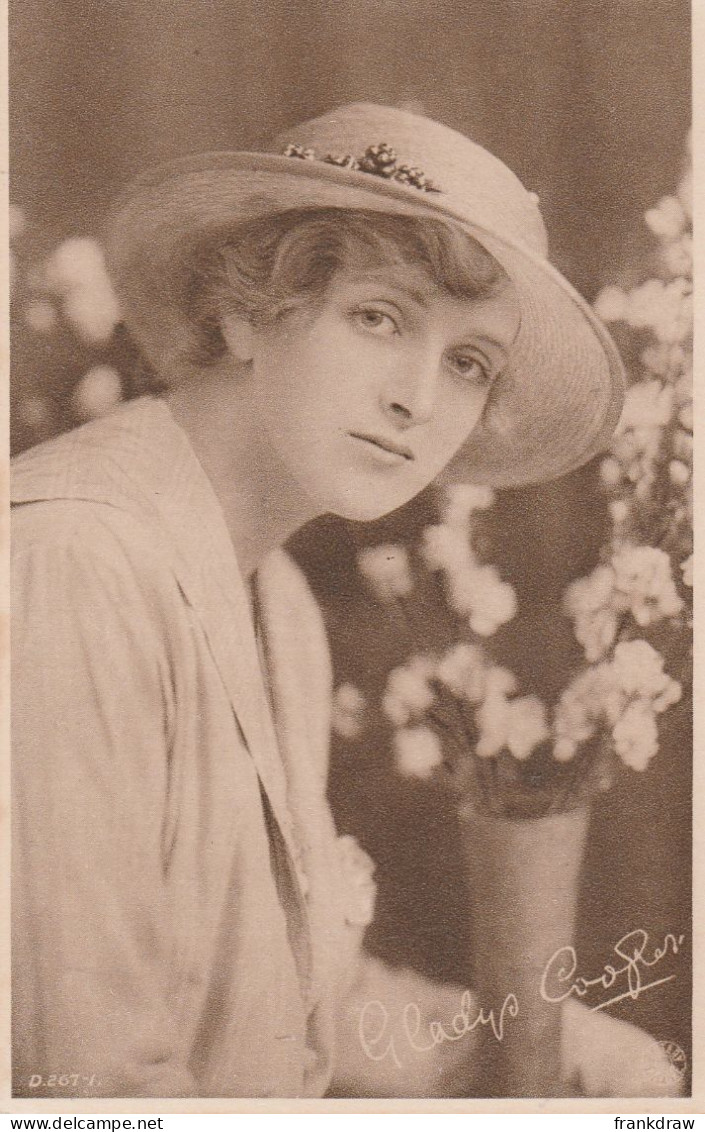 Postcard - Art - Taken From The Photograph - Of Gladys Cooper - Card No.d2671 - VERY GOOD - Unclassified