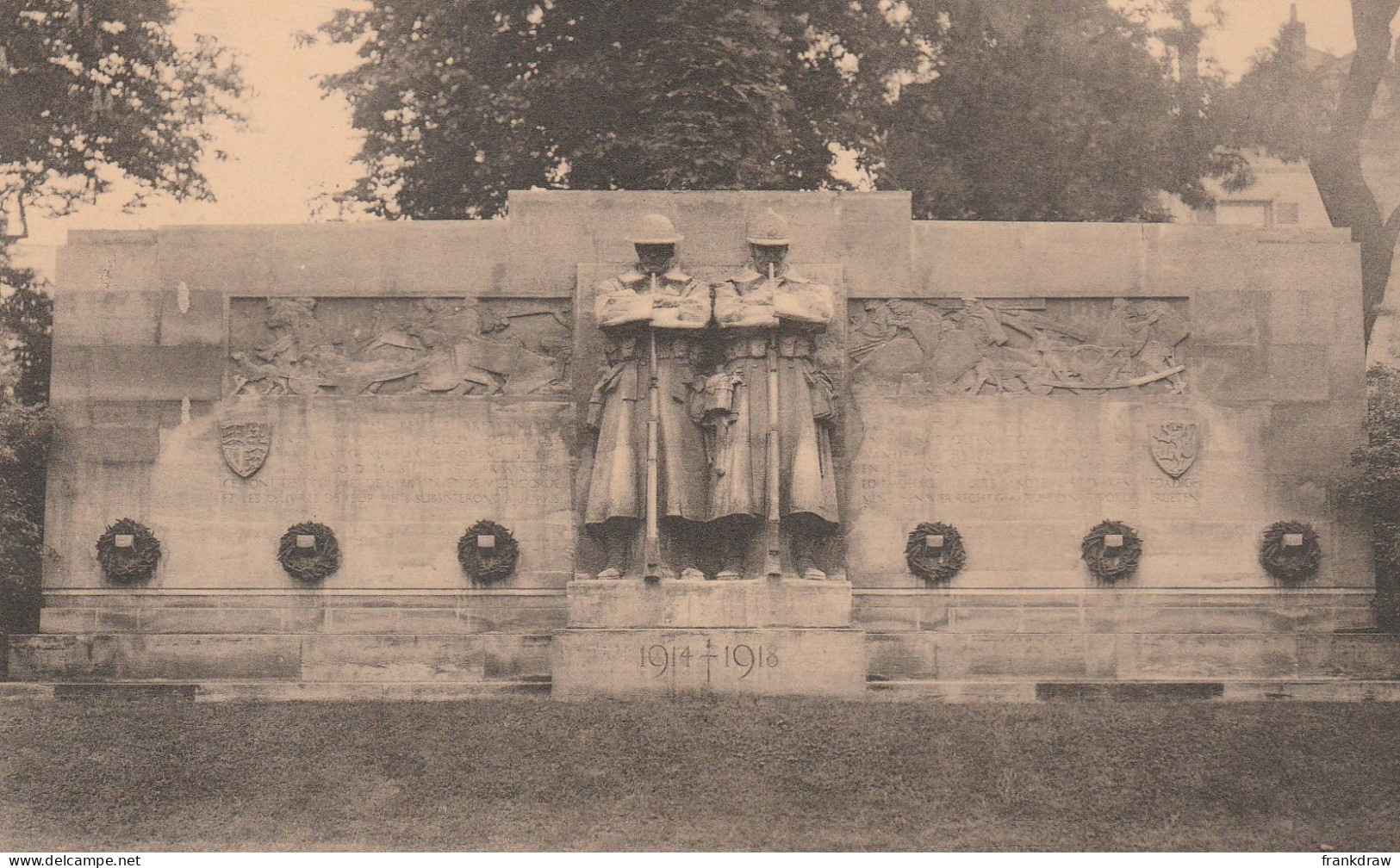 Postcard - Bruxelles - Monument De La Reconnaissancew Britannique - Card No.114 - VERY GOOD - Non Classés