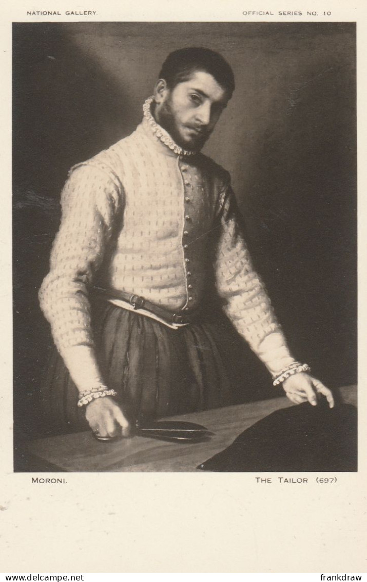 Postcard - Art - Rembrandt - Photogravure -Moroni - The Taylor- Card No.697- VERY GOOD - Non Classificati
