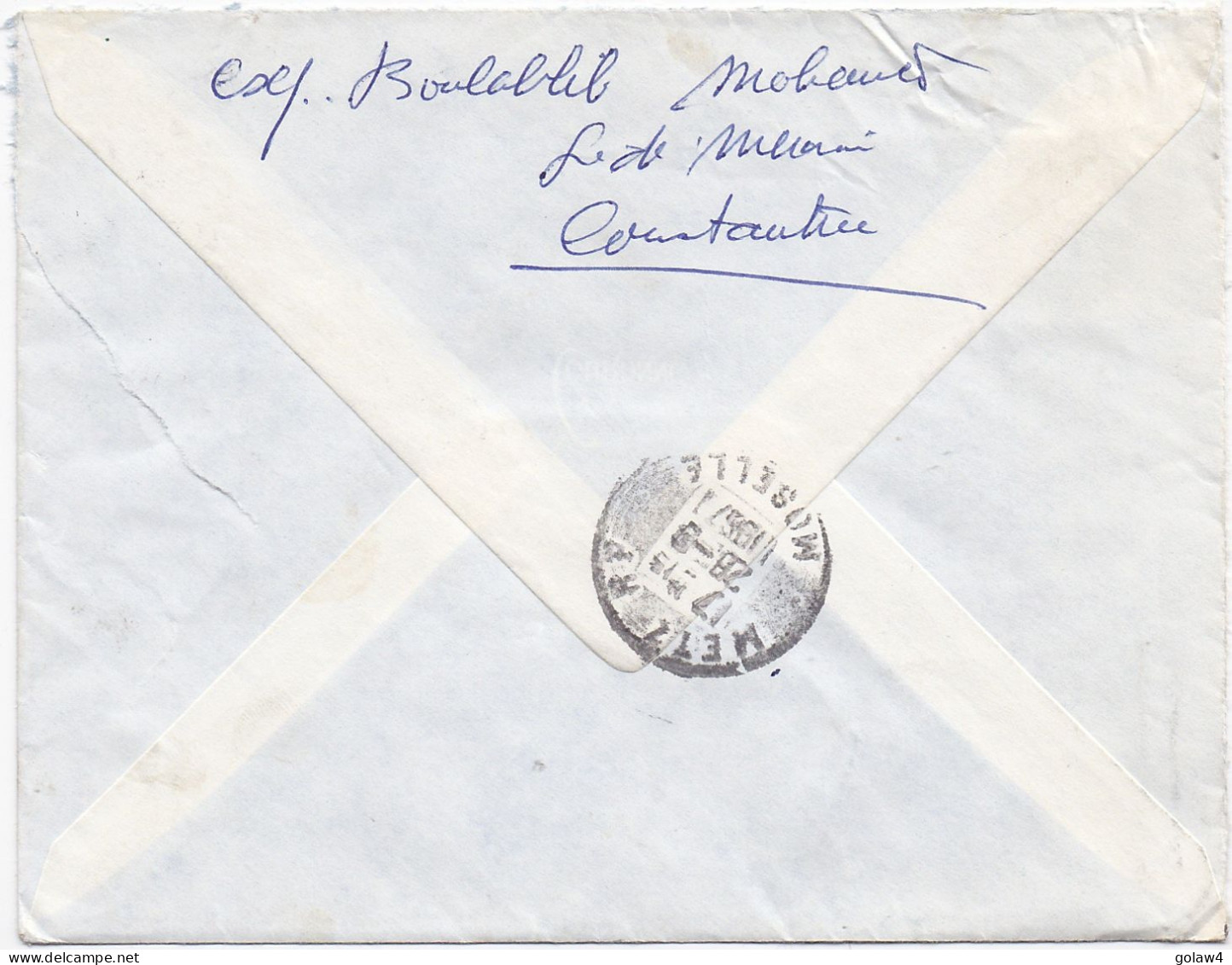 36833# ALGERIE LETTRE RECOMMANDE Obl SIDI MEROUAN CONSTANTINE 1967 Pour METZ MOSELLE - Argelia (1962-...)