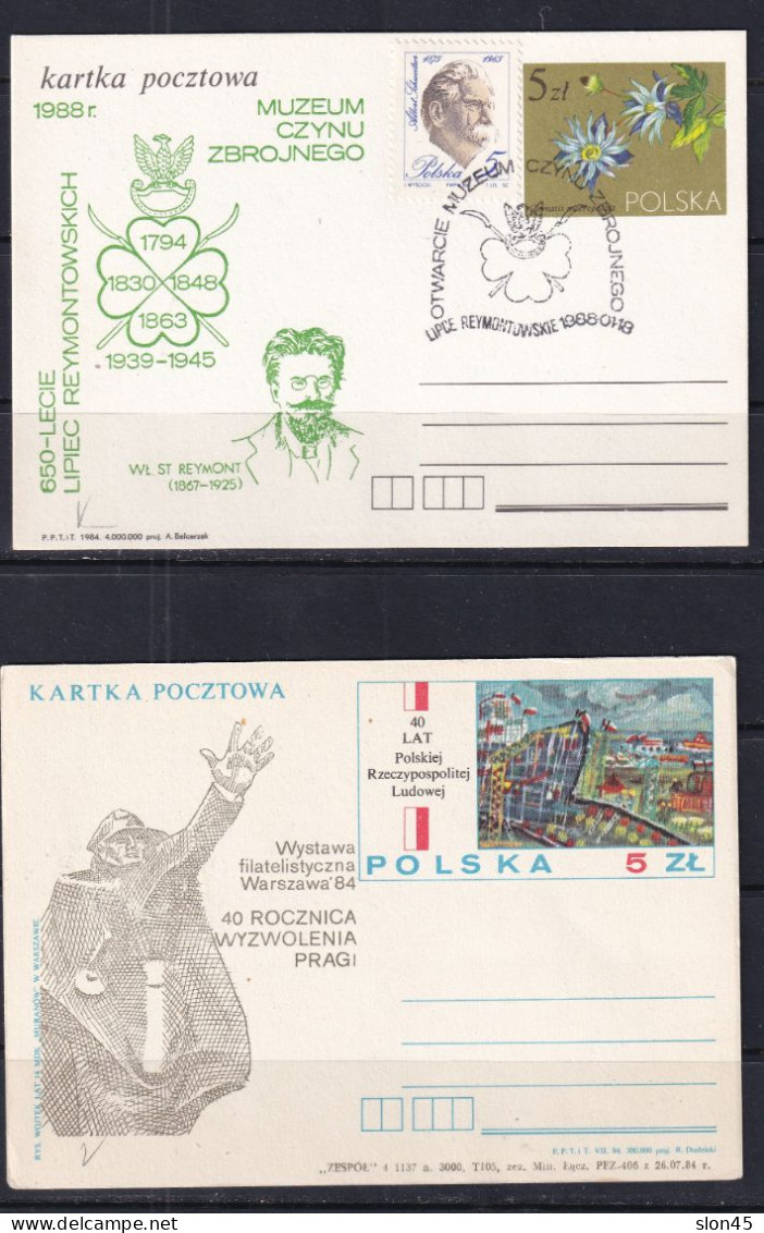 Poland 10 Postal Stationary Cards Special Cancel 16118 - Pologne