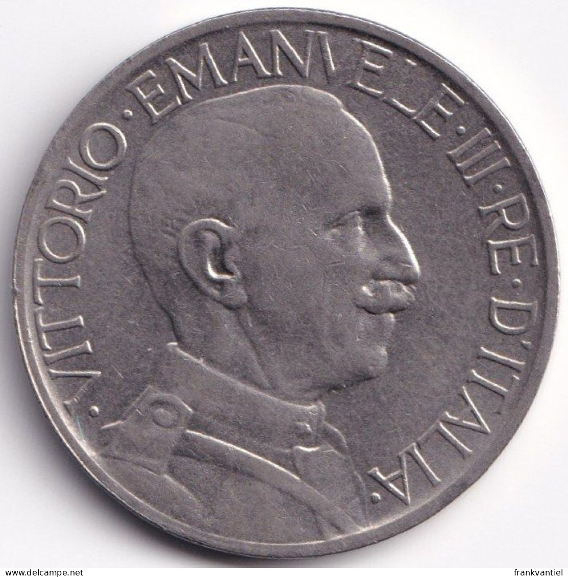 Italy KM-63 2 Lire 1923 - 1900-1946 : Vittorio Emanuele III & Umberto II