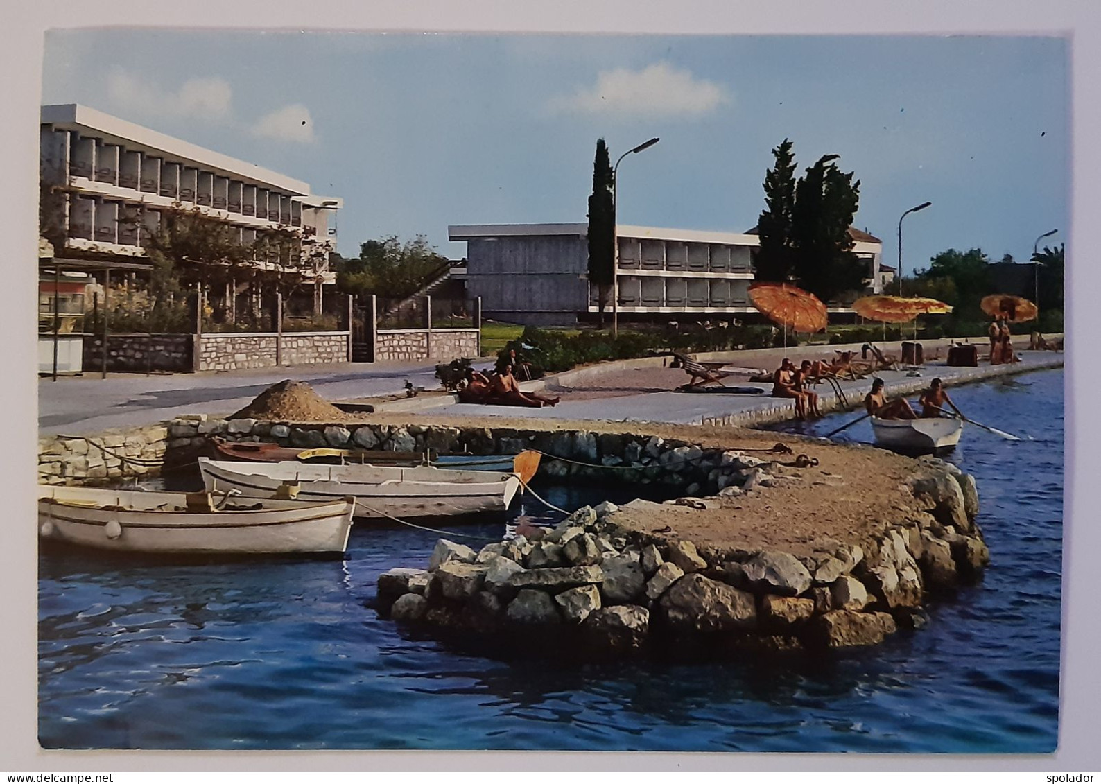 TIVAT-Ex-Yugoslavia-Vintage Postcard-Montenegro-Crna Gora-Hotel Kamelija-unused-70s - Joegoslavië